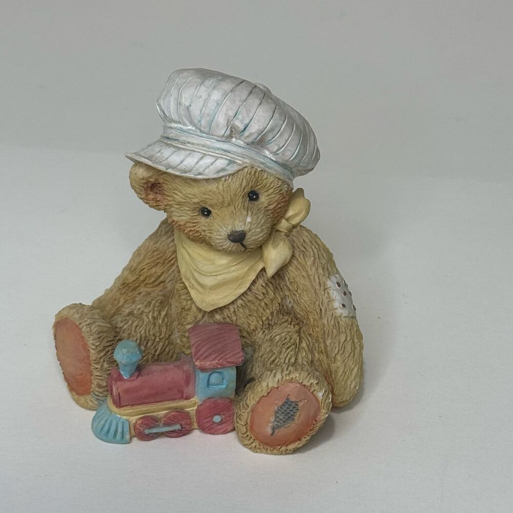Cherished Teddies "Thomas" Chuggin Along Vintage 1992